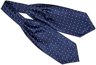 Revolve Blue Polka Cravat For Men