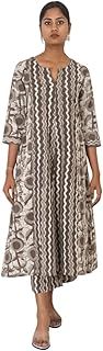 Women's A-Line,Cotton, Hand Block Print, Kurta Set