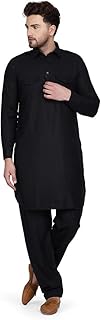 Men's Cotton Pathani Suit/Traditional Kurta with Pathani salwar/Stylish Salwar Suit set for Mens