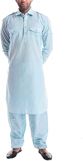 Mens Linen Pathani Suit