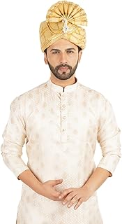 Men's Traditional Wedding Collection Tendulkar Handcrafted Safa (Pheta/Pagdi/Turban) For Wedding And Traditional Function Use It [Free - Size, Adjustable System]