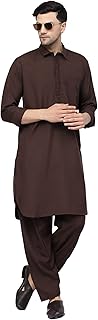 Men's Cotton Embroidered Pathani Suit Sets