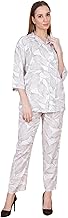 Meezzup Women Cotton Rayon Co-Ord Set Fancy Women Top and Pants Set Casual Daiy use Cord Set